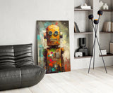 Robocute Glass Wall Art || Designer's Collection