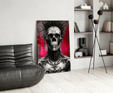 Warrior Glass Wall Art || Designer's Collection