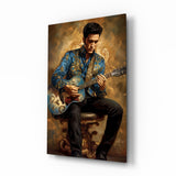 Elvis Presley Glass Wall Art || Designer's Collection