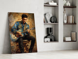 Elvis Presley Glass Wall Art || Designer's Collection