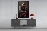 Joker the Thinker Glass Wall Art || Designer's Collection