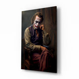 Joker le penseur || Collection du designer Impression Sur Verre