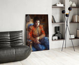 Michael Jackson  Glass Wall Art || Designer's Collection