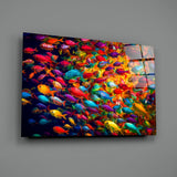 Fish World Glass Wall Art || Designer's Collection