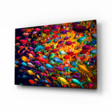 Fish World Glass Wall Art || Designer's Collection