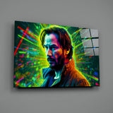 Keanu Reeves Glass Wall Art || Designer's Collection