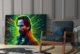 Keanu Reeves Glass Wall Art || Designer's Collection