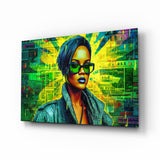 Rihanna Glass Wall Art || Designer's Collection