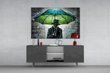 Rain of Answers Glass Wall Art || Designer's Collection