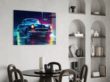 Cadillac Glass Wall Art || Designer's Collection