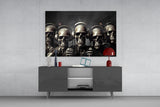 Skull Party Glass Wall Art || Designer's Collection