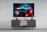 1970 Dodge Challenger  Glass Wall Art || Designer's Collection