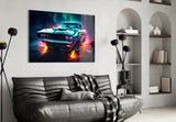 1970 Dodge Challenger  Glass Wall Art || Designer's Collection