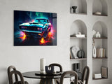 1970 Dodge Challenger  Glass Wall Art || Designer's Collection