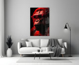 Ape the Thinker Glass Wall Art || Designer's Collection