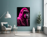 Ape the Cool Glass Wall Art || Designer's Collection