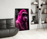 Ape the Cool Glass Wall Art || Designer's Collection