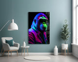 Ape the Cool Glass Wall Art || Designer's Collection