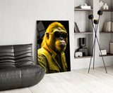 Ape the Cool Glass Wall Art || Designer's Collection