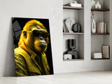 Ape the Cool Glass Wall Art || Designer's Collection