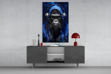 Rebellios Ape  Glass Wall Art || Designer's Collection