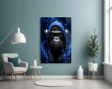 Rebellios Ape  Glass Wall Art || Designer's Collection