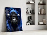 Rebellios Ape  Glass Wall Art || Designer's Collection