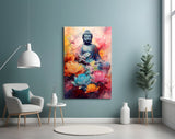 Buddha Glass Wall Art || Designer's Collection