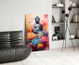 Buddha Glass Wall Art || Designer's Collection