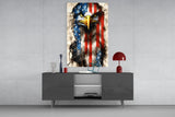 American Eagle Glass Wall Art || Designer's Collection