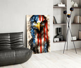 American Eagle Glass Wall Art || Designer's Collection