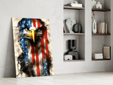 American Eagle Glass Wall Art || Designer's Collection