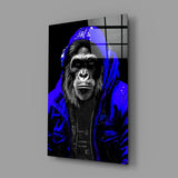 The Ape Glass Wall Art || Designer's Collection