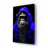 Arte della parete di vetro The Ape || Collezione di designer