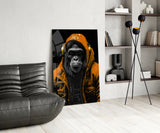 The Ape Glass Wall Art || Designer's Collection