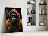 The Ape Glass Wall Art || Designer's Collection