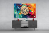 Bitcoin Glass Wall Art || Designer Collection