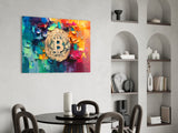 Bitcoin Glass Wall Art || Designer Collection