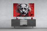 Einstein Glass Wall Art || Designers Collection