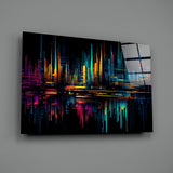 Colour Stream Glass Wall Art || Designers Collection