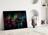 Colour Stream Glass Wall Art || Designers Collection