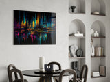 Colour Stream Glass Wall Art || Designers Collection