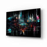 Colour Sticks Glass Wall Art || Designers Collection