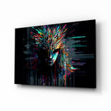 Arte de pared de vidrio de Face of Color Sticks || Collezione designer