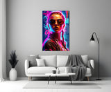 Stylish Woman Glass Wall Art || Designer Collection