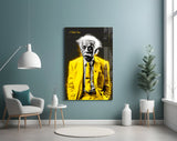 "I Told You" - Einstein Glass Wall Art || Designer Collection