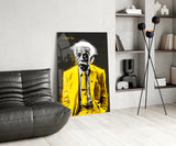 "I Told You" - Einstein Glass Wall Art || Designer Collection