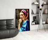 Girl With A Pearl Earring Glass Wall Art || Designer Collection