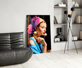 Girl With A Pearl Earring Glass Wall Art || Designer Collection