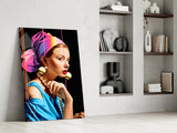 Girl With A Pearl Earring Glass Wall Art || Designer Collection